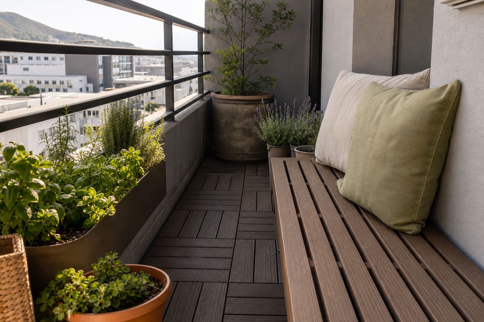 Compact Balcony Decks